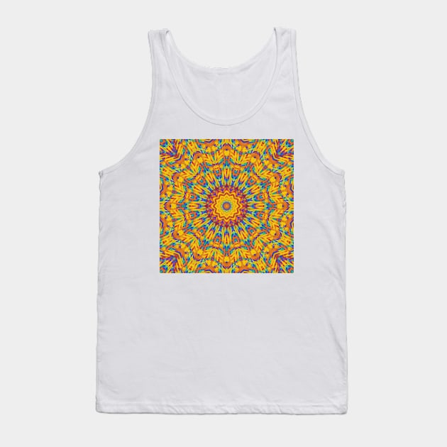 Vivid Colored Mandala Tank Top by lyle58